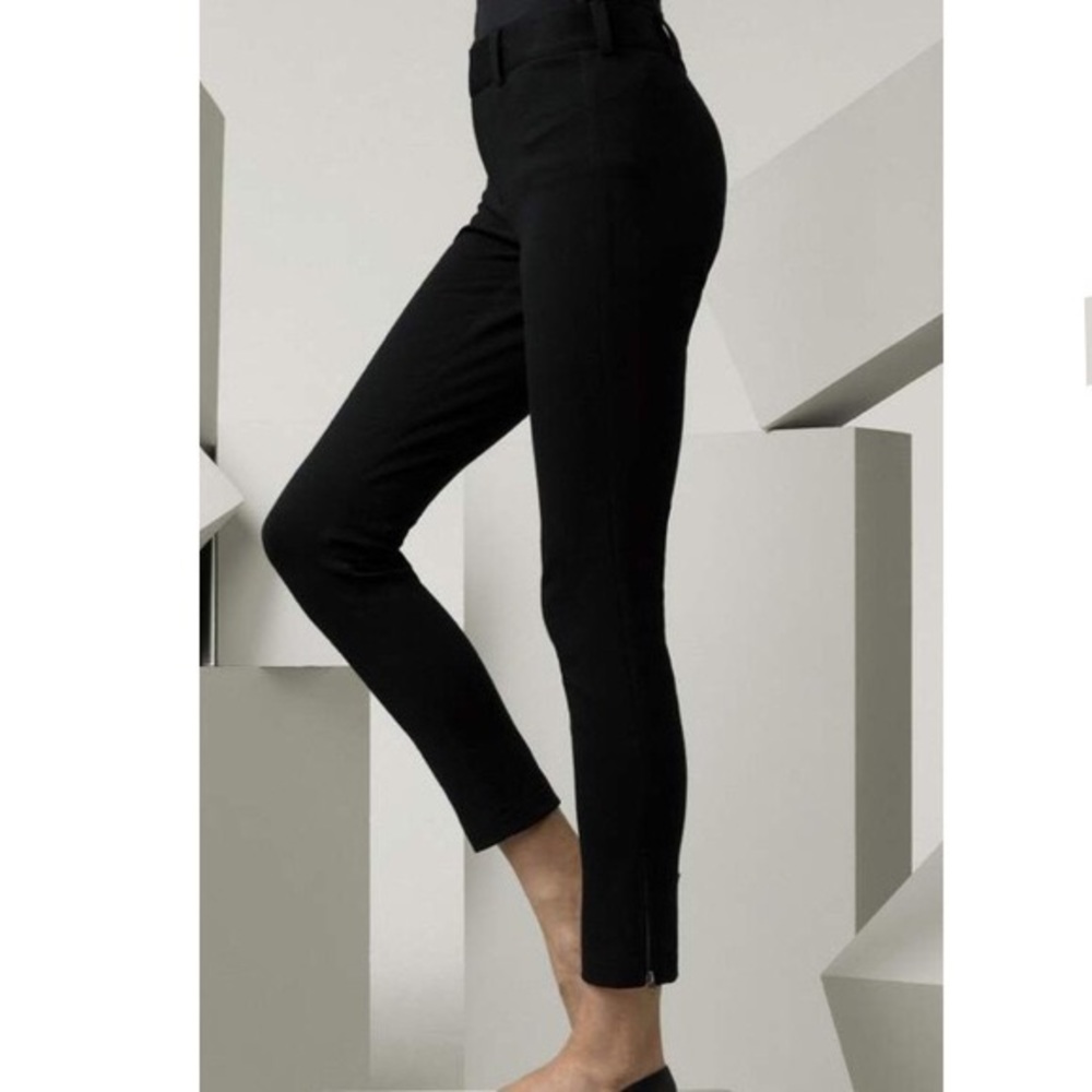 Vince ponte knit ankle zip legging pants sz4